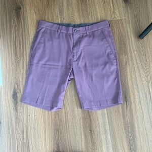 Oxford Men's Lavender Flat Front Shorts
